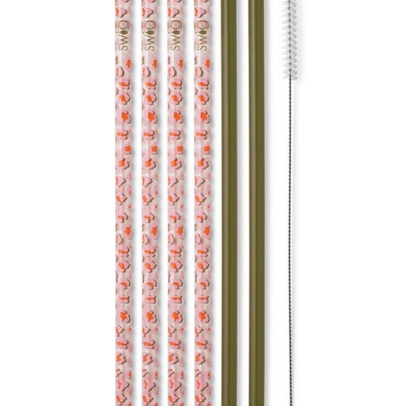 Swig On The Prowl + Olive Reusable Straw Set Brand New - Picture 5 of 5